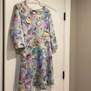 Cute Emoji Snowflake girl’s Dress from Justice